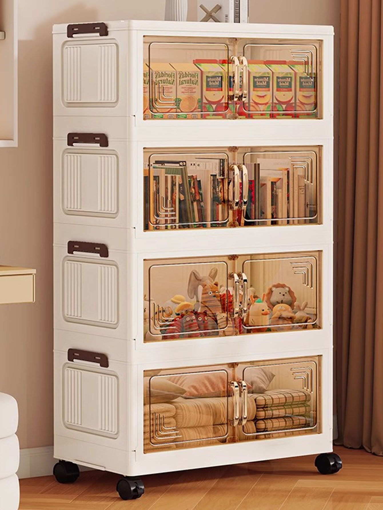 Baby Clothing Organizer - Thickened baby wardrobe baby storage cabinet