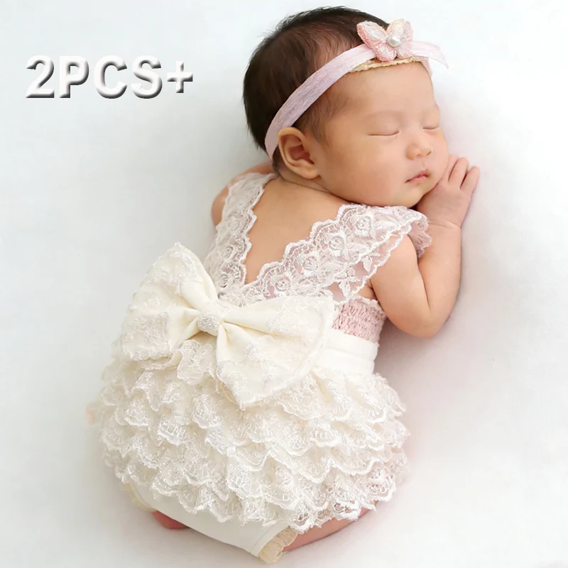 Baby Clothing Products - Ylsteed Newborn Photography Lace Romper Set