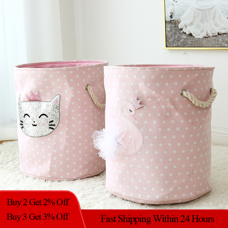 Baby Clothing Hamper - Foldable Laundry Basket for Dirty Clothes