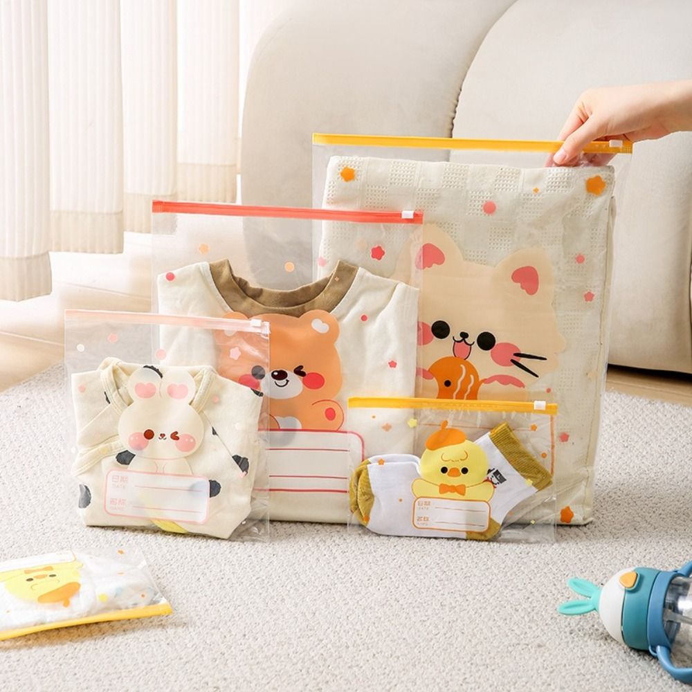 Baby Clothing Organizer - 10PCS Multi-size Storage Bag Portable Baby