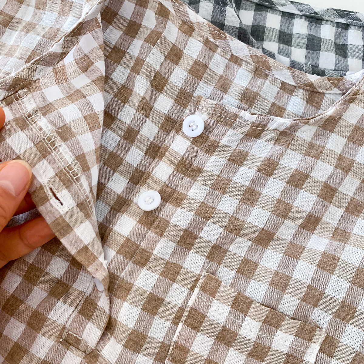 Baby Newborn Plaid Romper+Hat  - Bamboo Bodysuit Baby ulasan dan harga