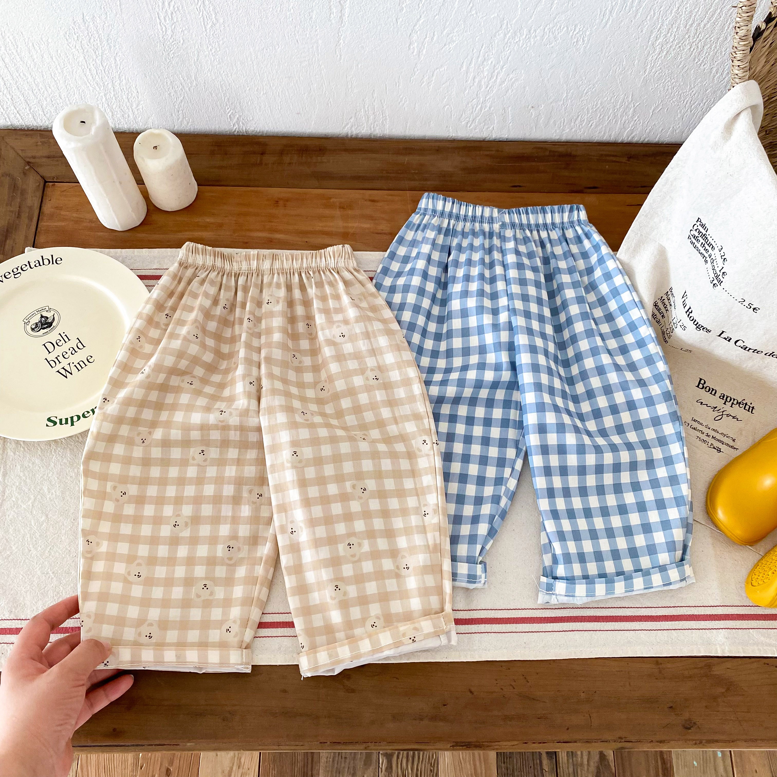 Fashion Plaid Pants Kids Boys  - Baby Boy Clothing Zara ulasan dan harga