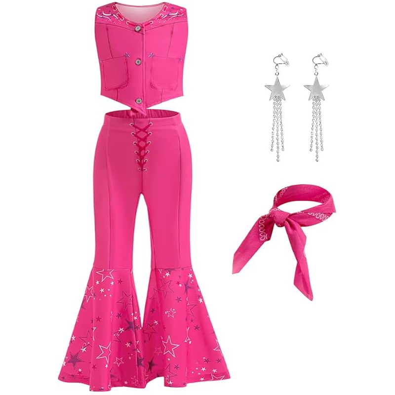 Cowgirl Pink Costume Set Girls - Baby Clothing Sizes ulasan dan harga