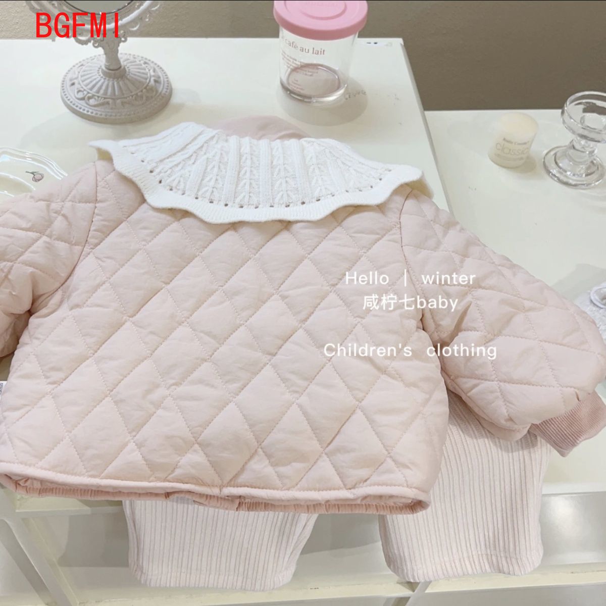 Girls Pink Velvet Inner Cotton - Baby Clothing Quilt ulasan dan harga