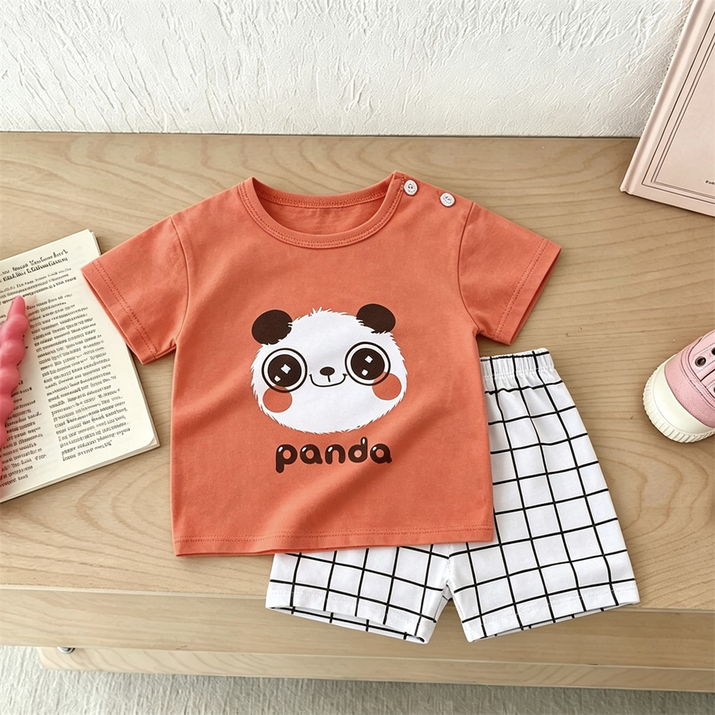 Cute Tshirt+Shorts 2pcs Toddle - Baby Clothing Designer ulasan dan harga