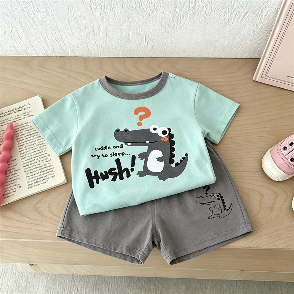 Cute Tshirt+Shorts 2pcs Toddle - Baby Clothing Designer ulasan dan harga