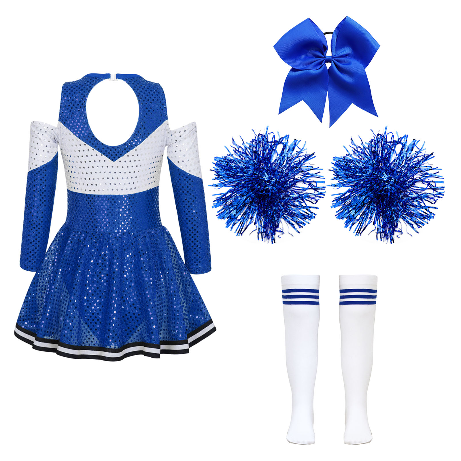Kids Girls Cheerleading Dance  - Baby Clothing Sizes ulasan dan harga