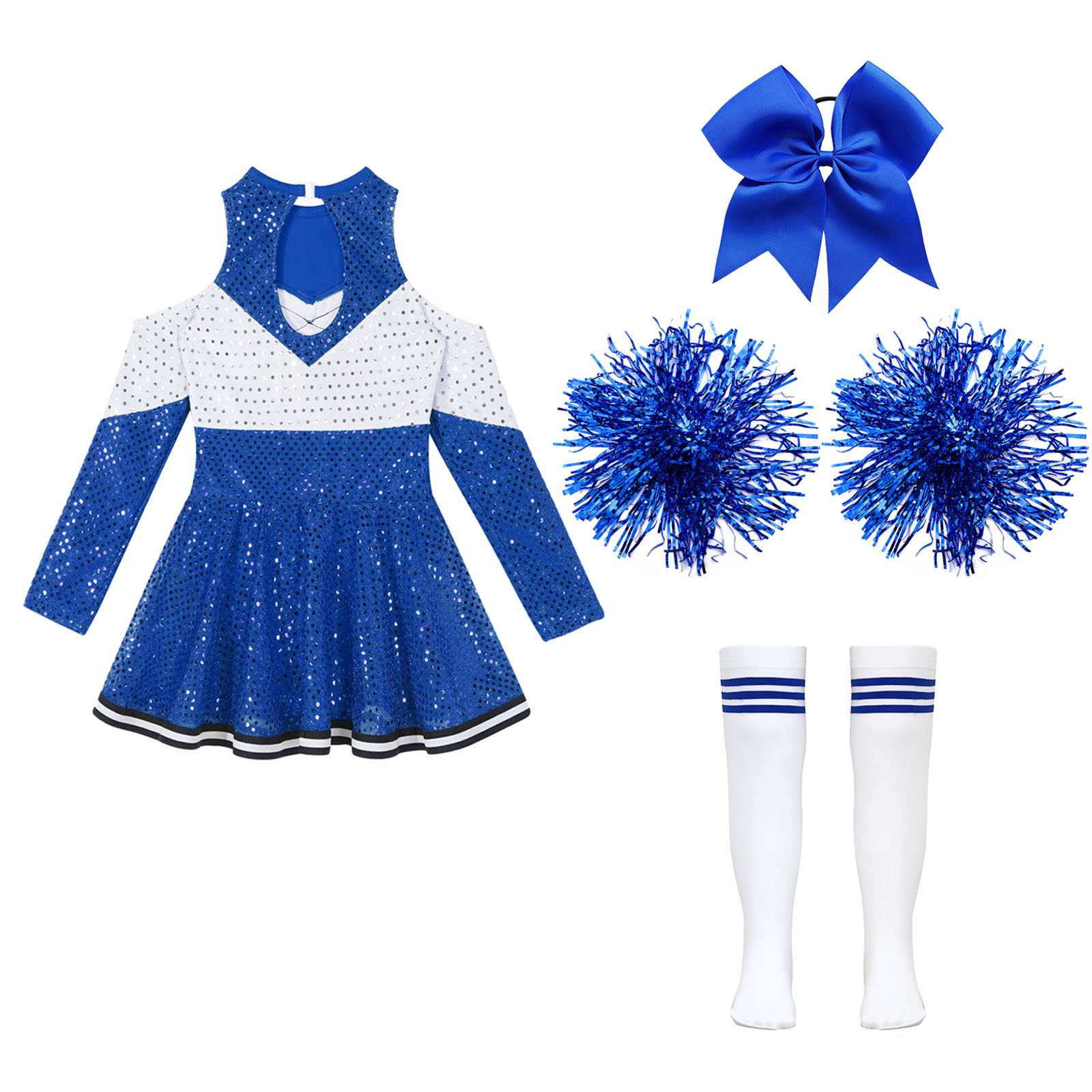 Kids Girls Cheerleading Dance  - Baby Clothing Sizes ulasan dan harga