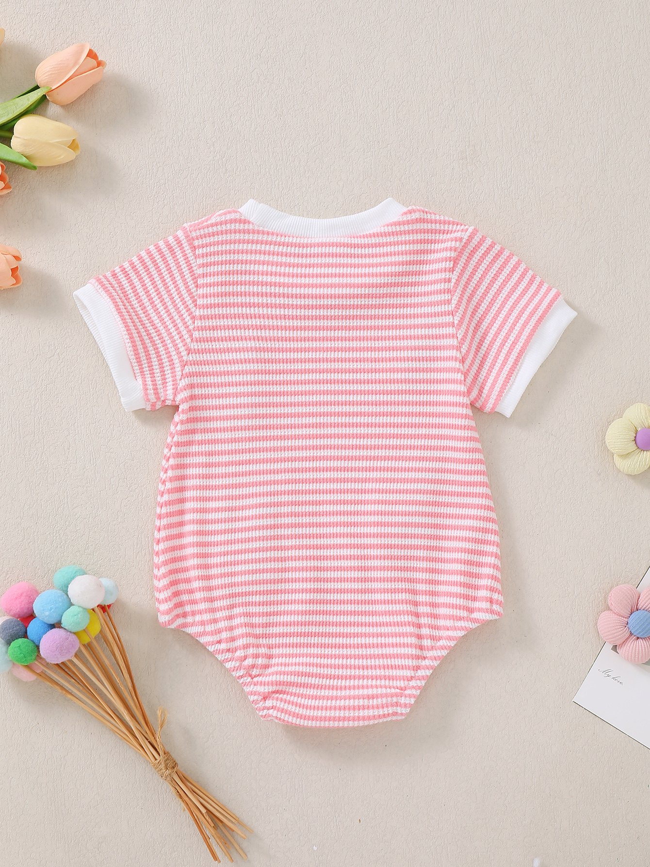 Baby Girl Summer Pink Stripes  - Baby Clothing Designer ulasan dan harga