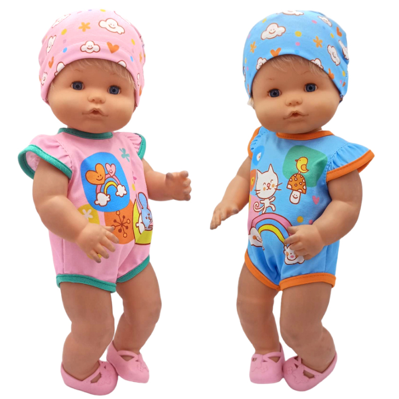 40cm Baby Doll Boy Clothes Gre - Baby Clothing For Girls ulasan dan harga