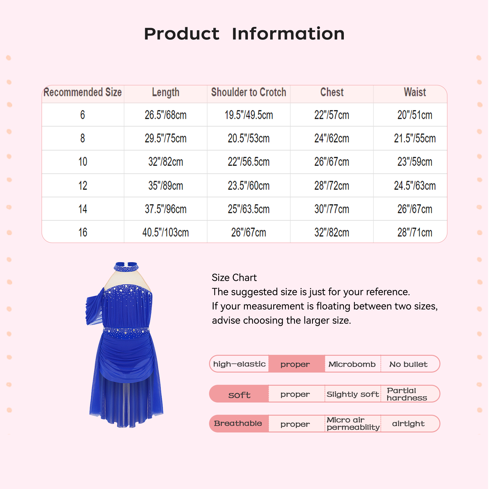 Kids Girls Ballet Leotard Dres - Baby Clothing Sizes ulasan dan harga