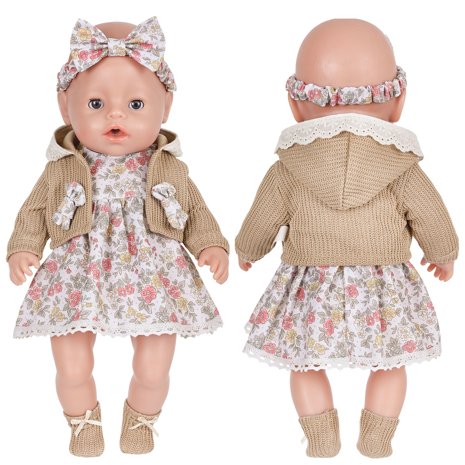 Cute Doll Clothes for 16-18 In - Baby Clothing For Girls ulasan dan harga