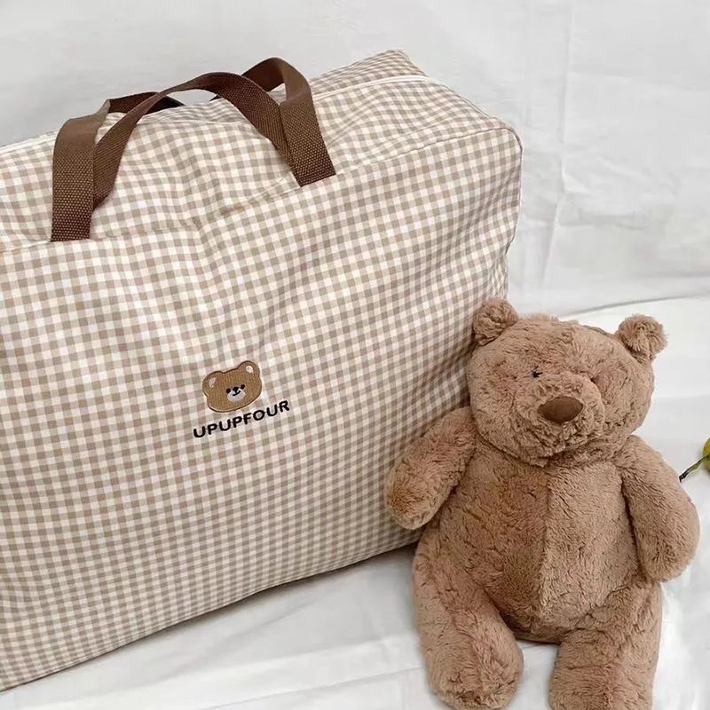Cotton Fabric Storage Bag for  - Baby Clothing Quilt ulasan dan harga