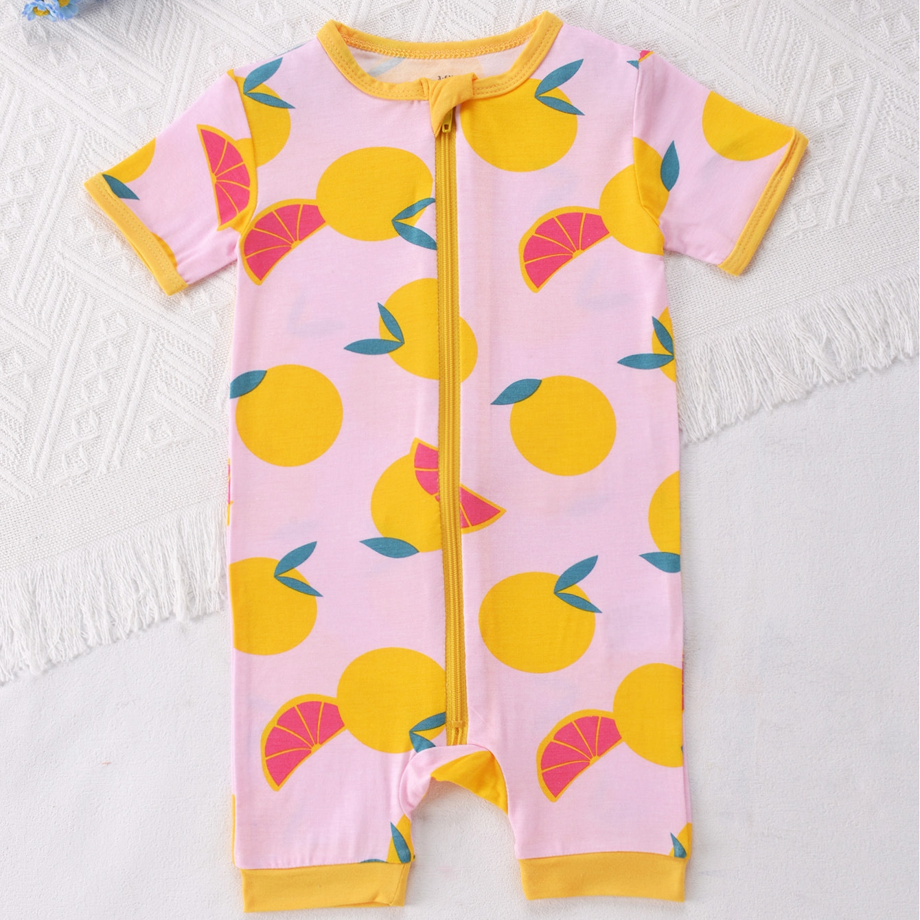 Newborn Baby Bamboo Fiber Romp - Bamboo Bodysuit Baby ulasan dan harga