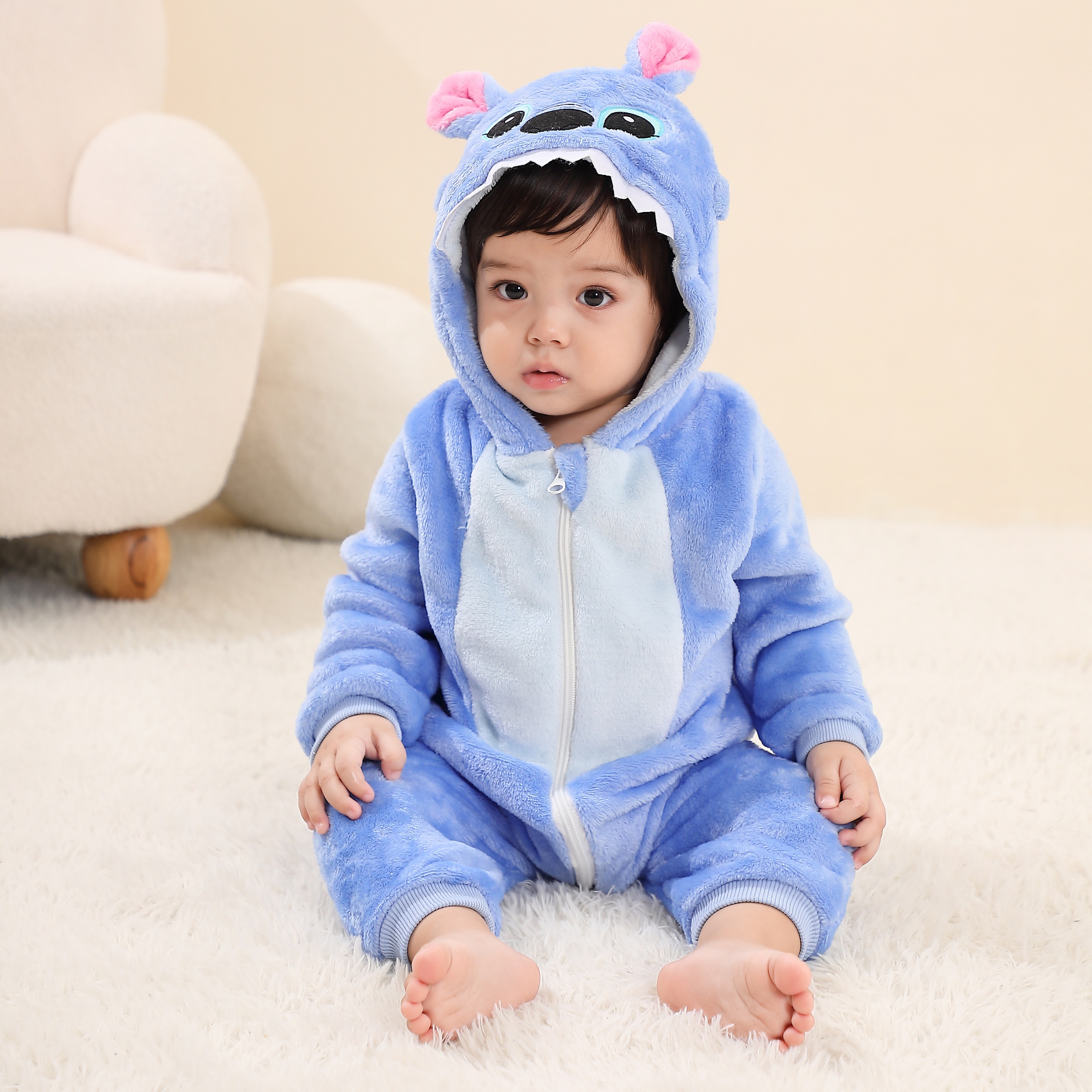 Baby Kigurumi Stitch Cartoon R - Baby Boy Clothing Zara ulasan dan harga