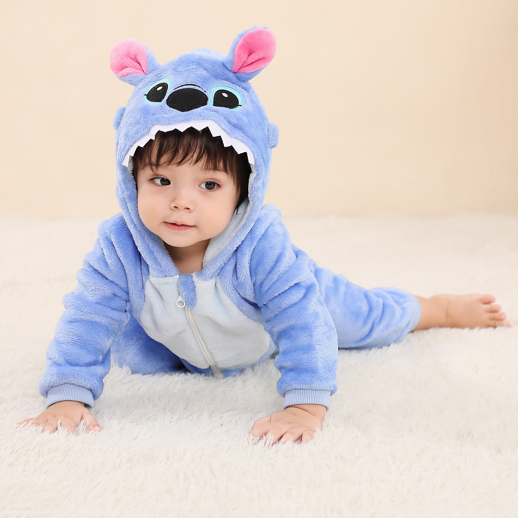 Baby Kigurumi Stitch Cartoon R - Baby Boy Clothing Zara ulasan dan harga