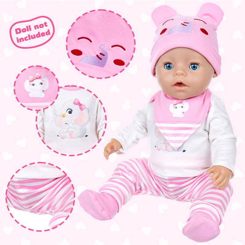 Doll Clothes 16-18Inch/40-45cm - Baby Clothing For Girls ulasan dan harga