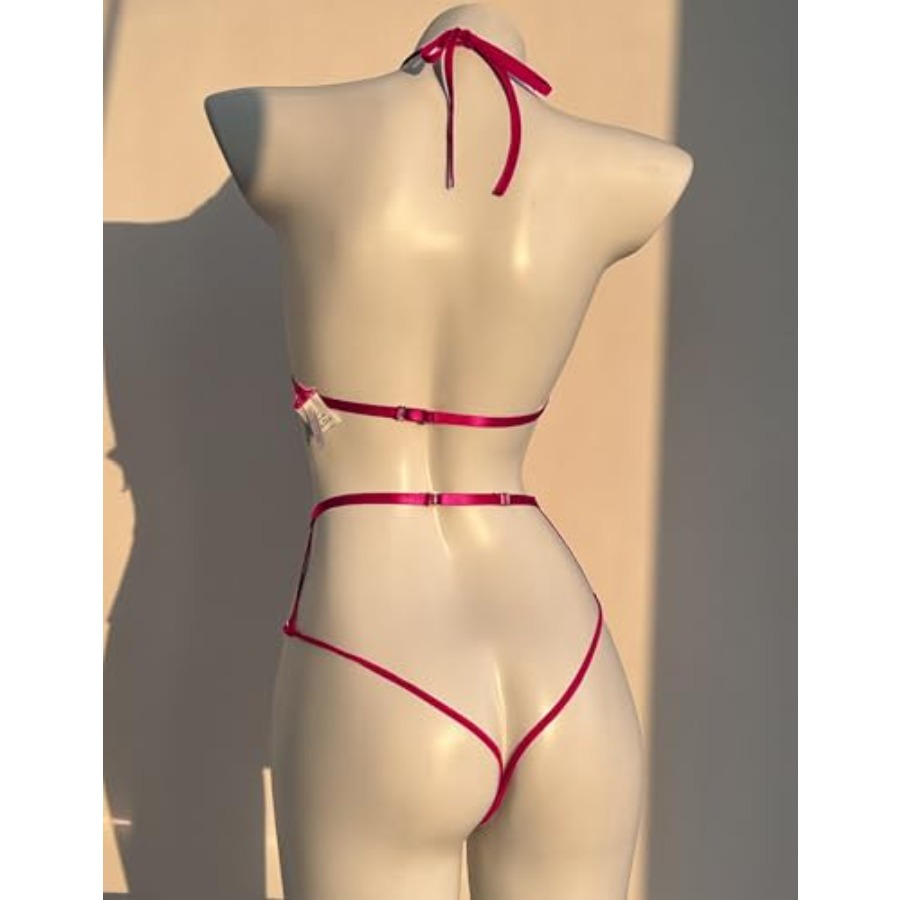 Avidlove Women Deep V Halter L - Bamboo Bodysuit Baby ulasan dan harga