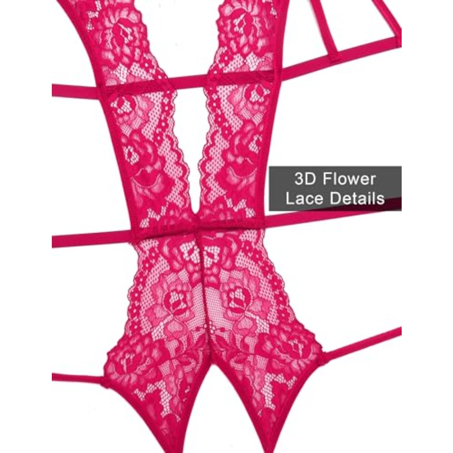 Avidlove Women Deep V Halter L - Bamboo Bodysuit Baby ulasan dan harga
