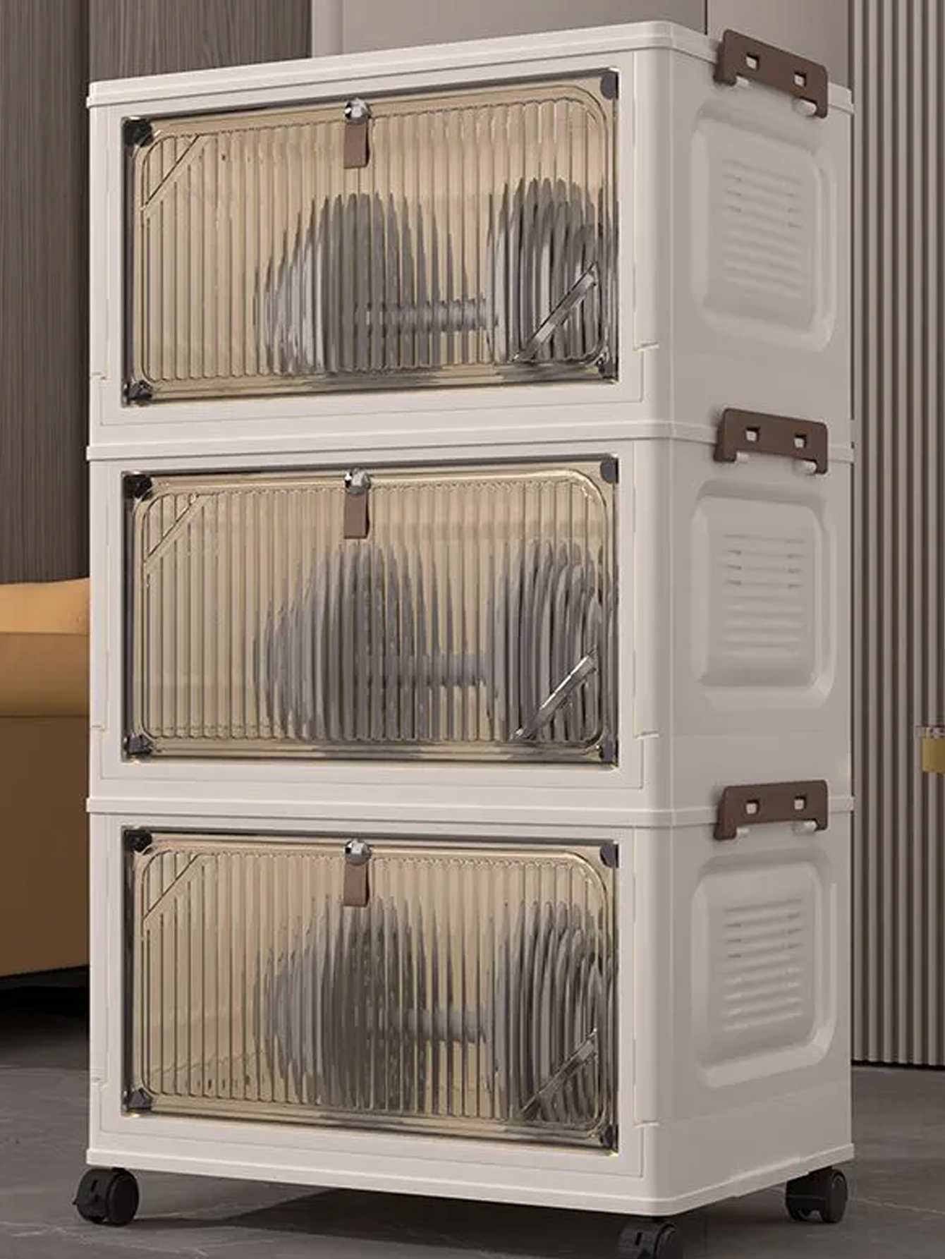 Simple wardrobe for home use b - Baby Clothing Organizer ulasan dan harga