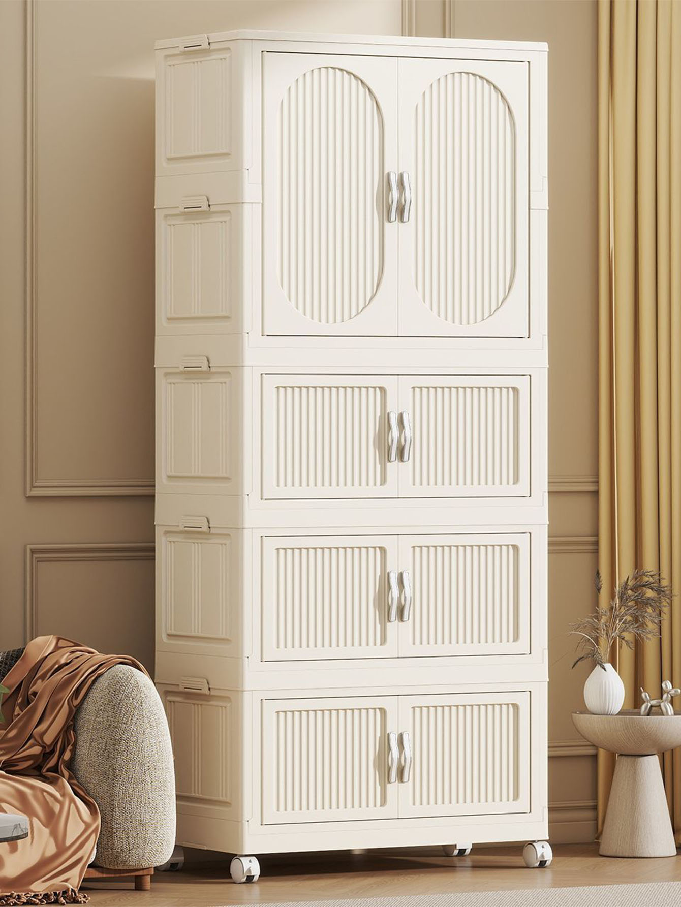 Simple wardrobe for home use b - Baby Clothing Dresser ulasan dan harga