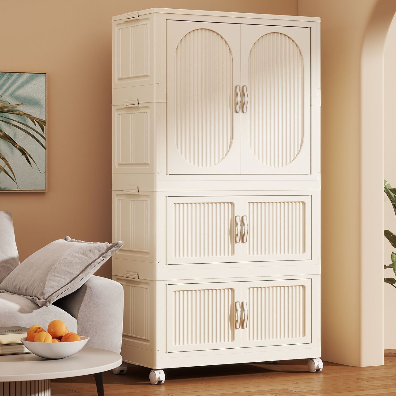 Simple wardrobe for home use b - Baby Clothing Dresser ulasan dan harga