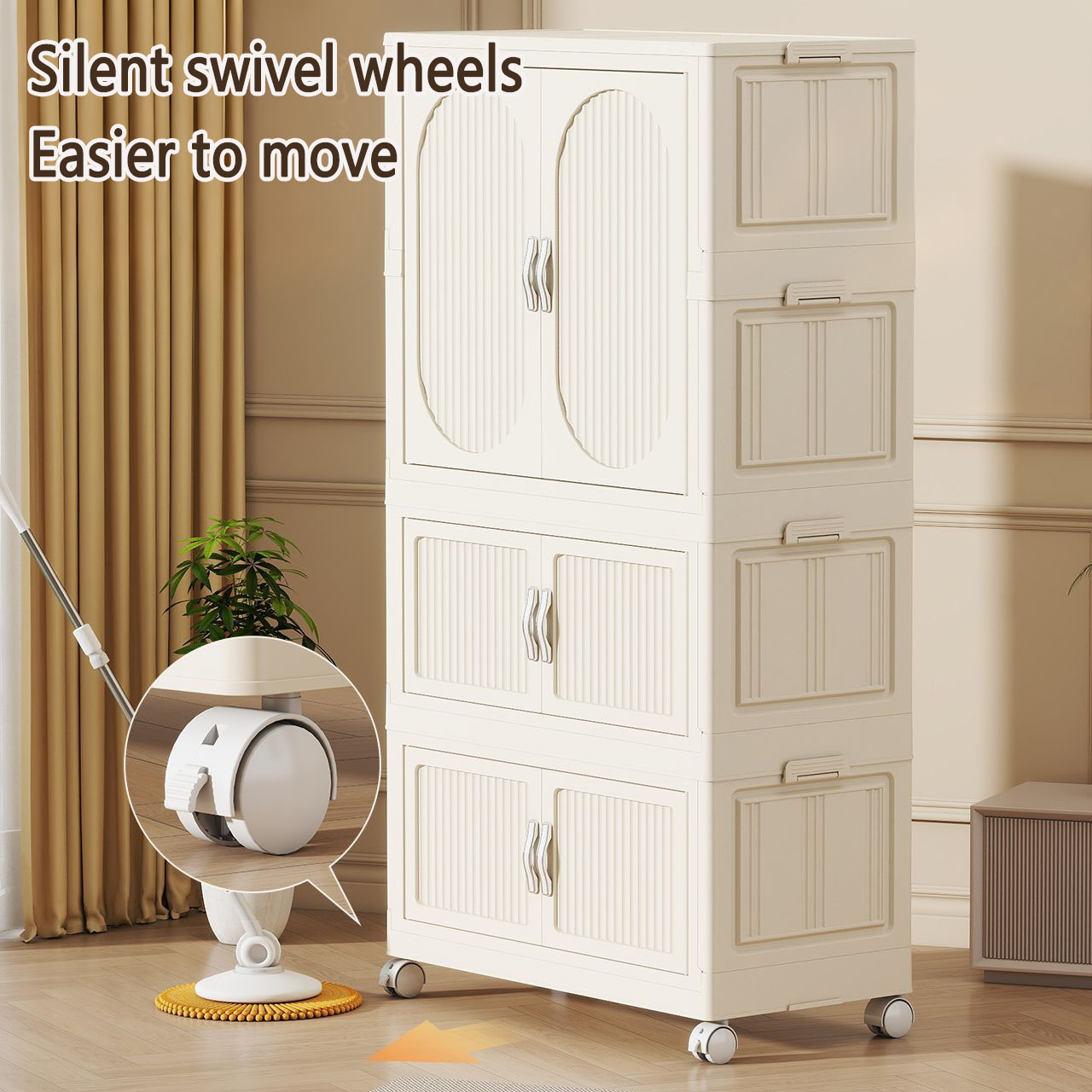 Simple wardrobe for home use b - Baby Clothing Dresser ulasan dan harga