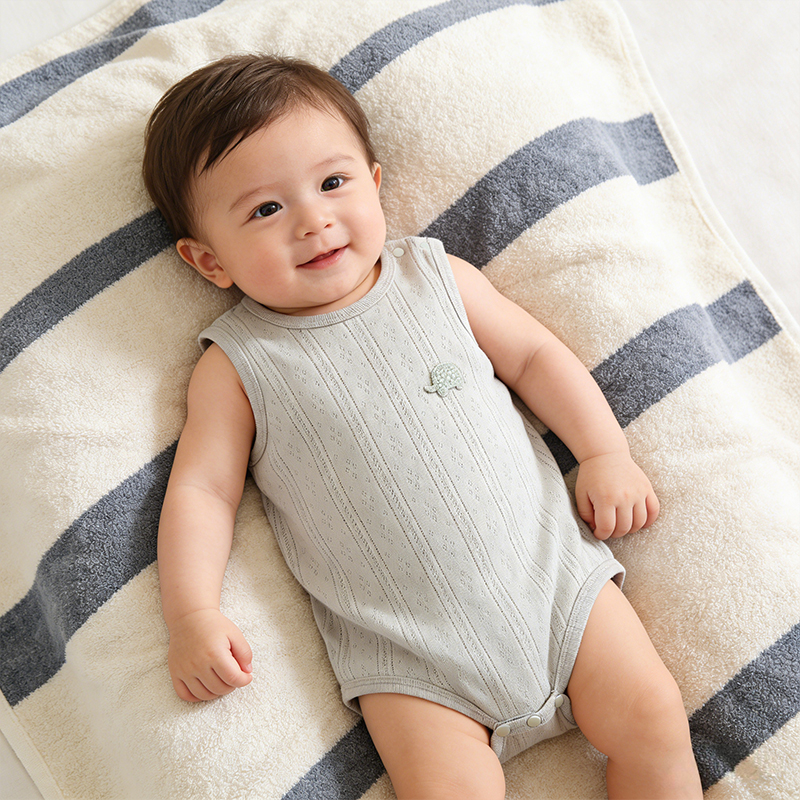 Pure Cotton Baby Romper Sleeve - Bamboo Bodysuit Baby ulasan dan harga