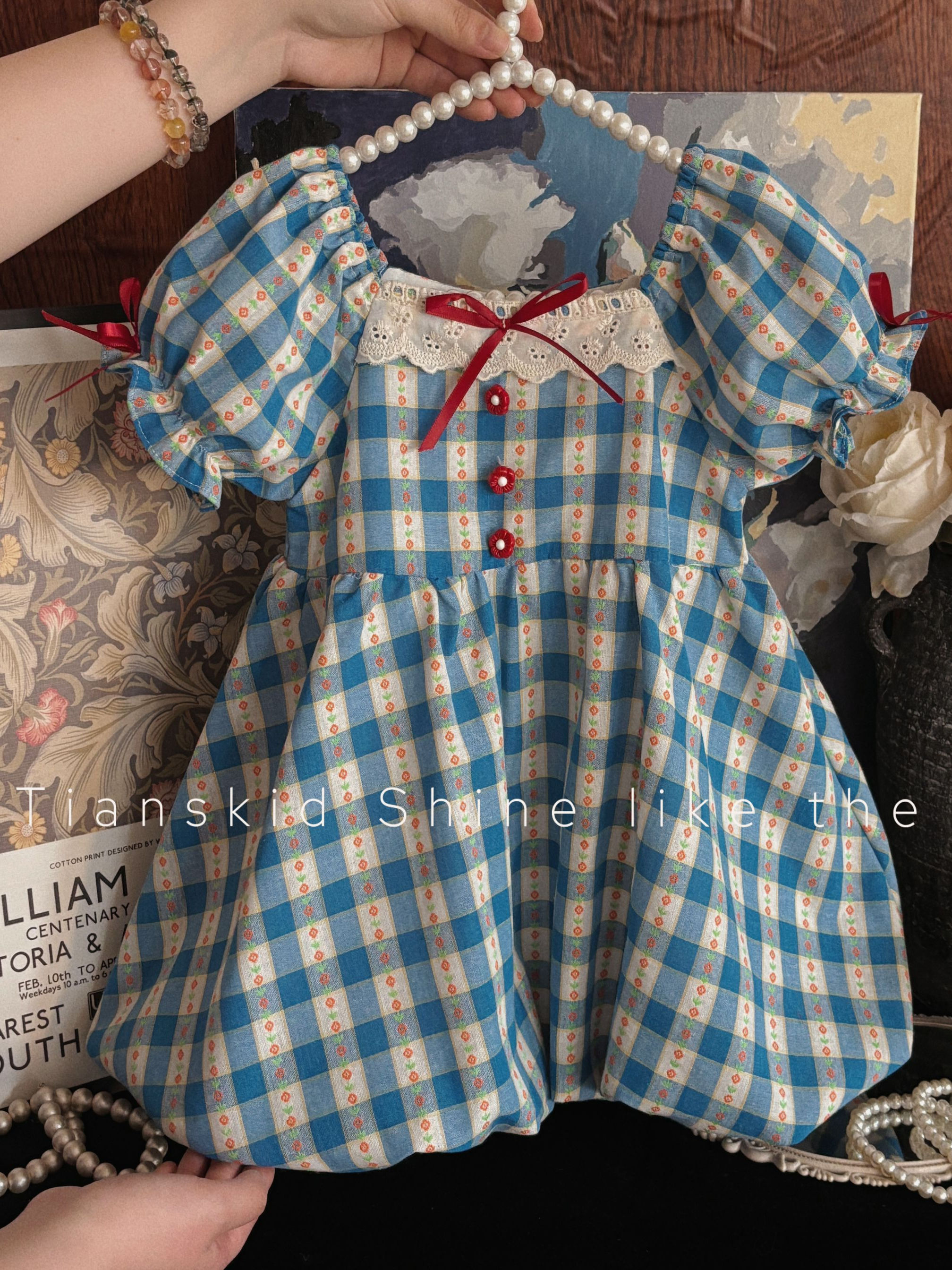 Girls Summer Plaid Dress Baby  - Baby Clothing In Summer ulasan dan harga