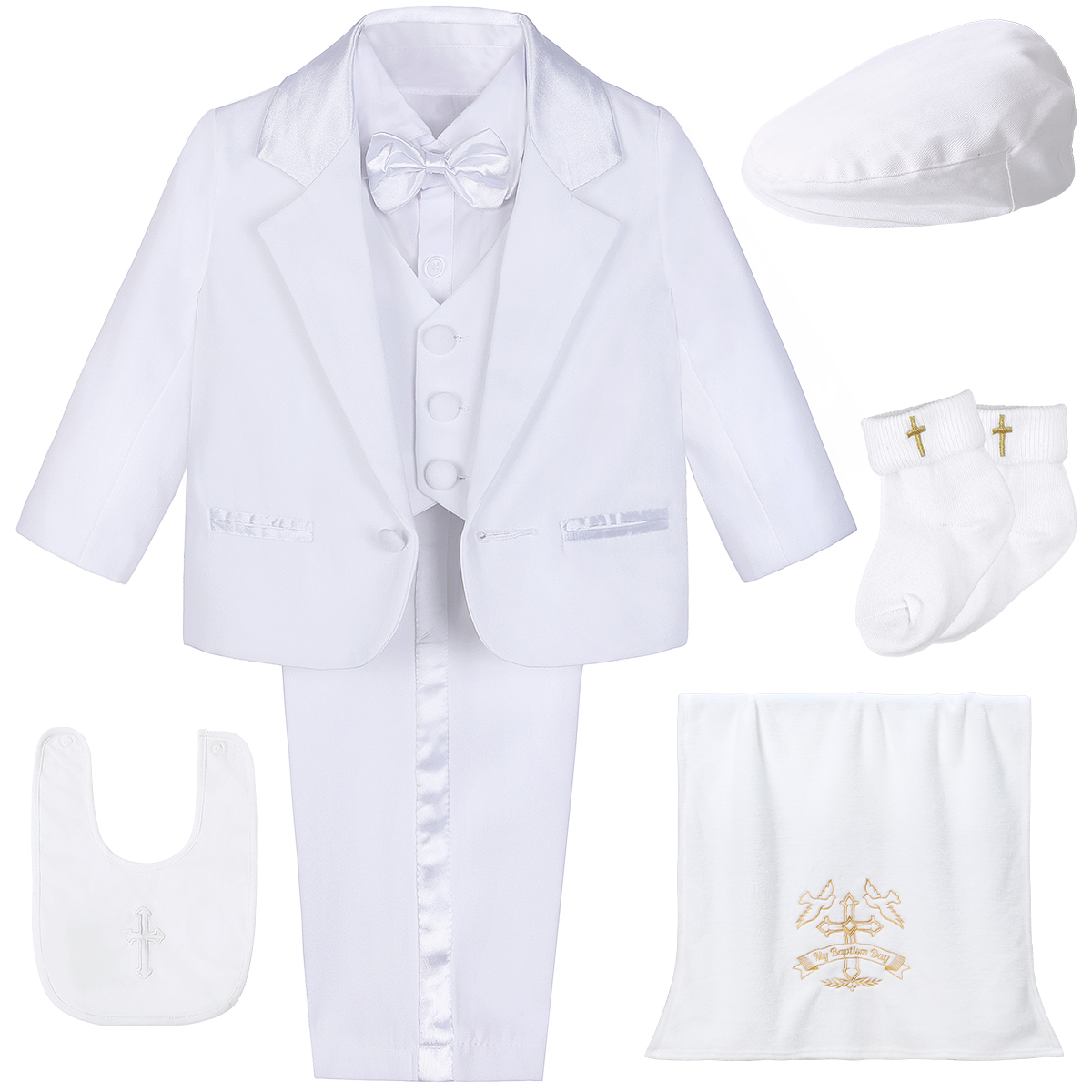 Baby Boy Baptism Outfit Infant - Baby Clothing Designer ulasan dan harga