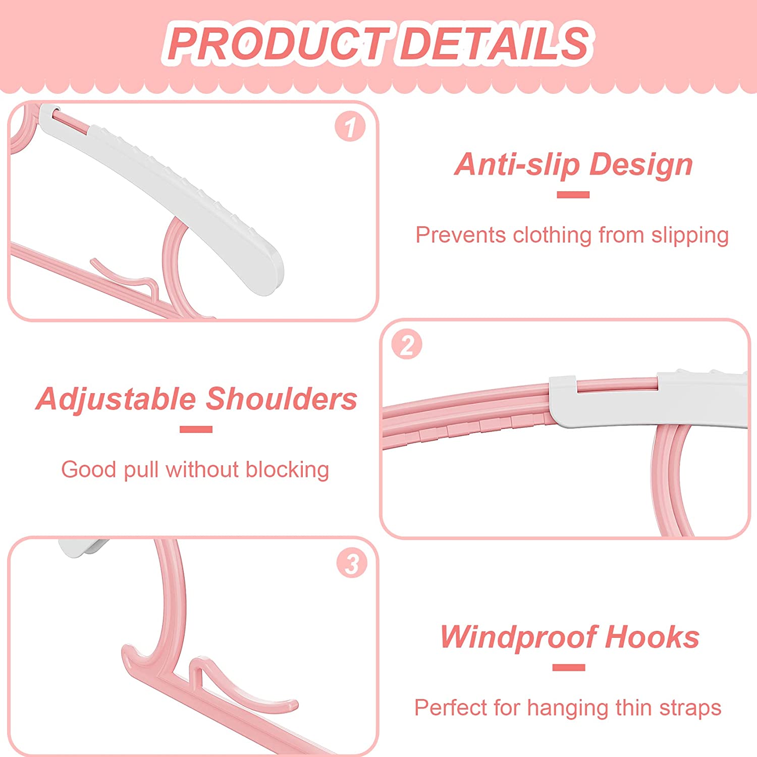 UNTIOR Non-slip Baby Clothes H - Baby Clothing Organizer ulasan dan harga