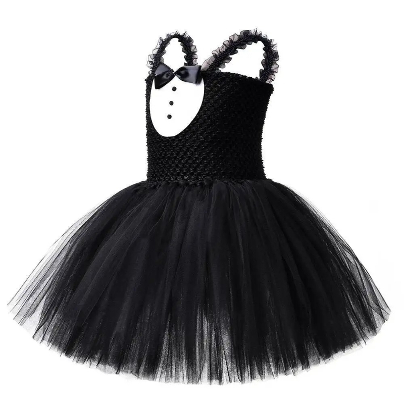 White Black Cat Tutu Dress for - Baby Clothing For Girls ulasan dan harga