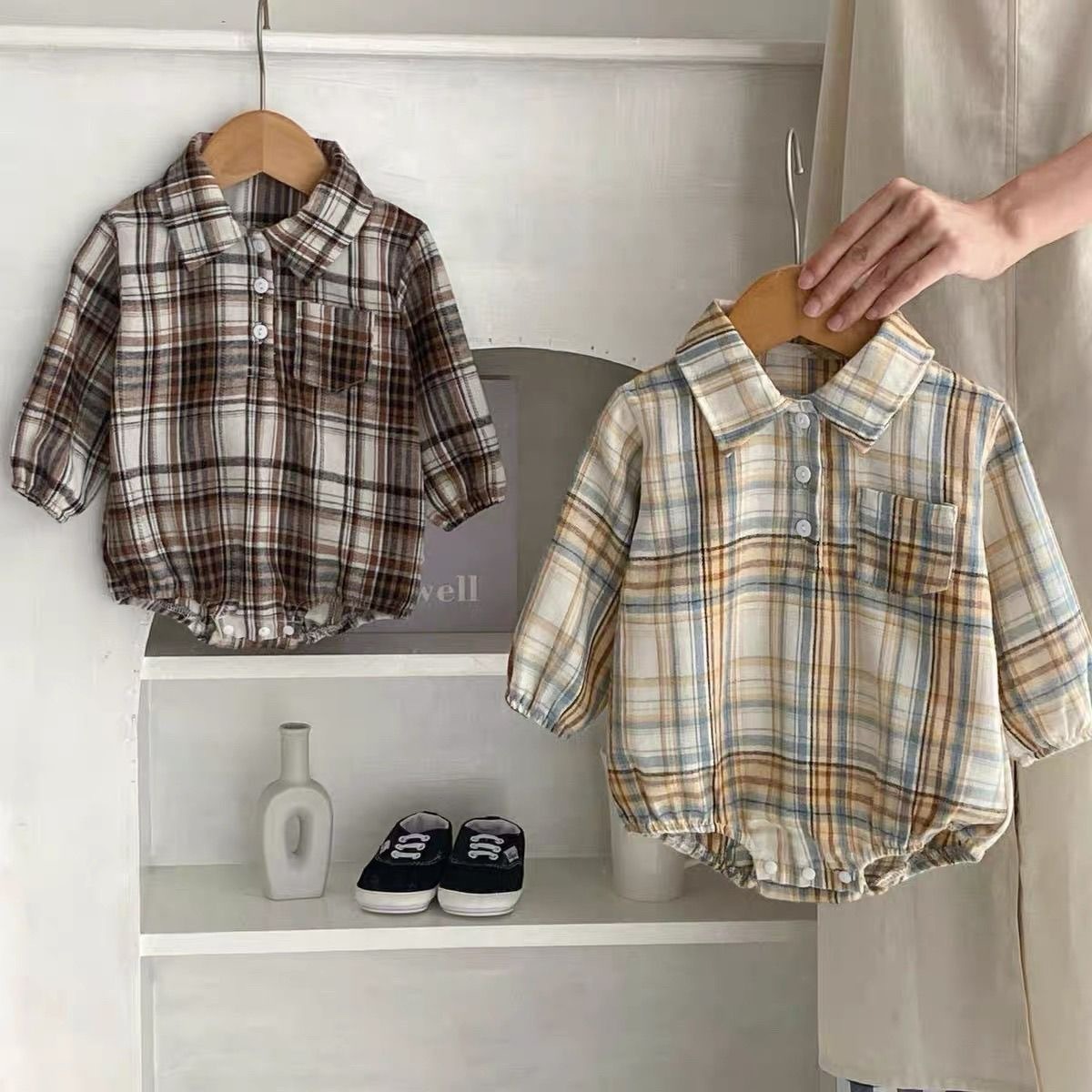 Ircomll 2 pcs Infant Baby Plai - Baby Clothing Designer ulasan dan harga