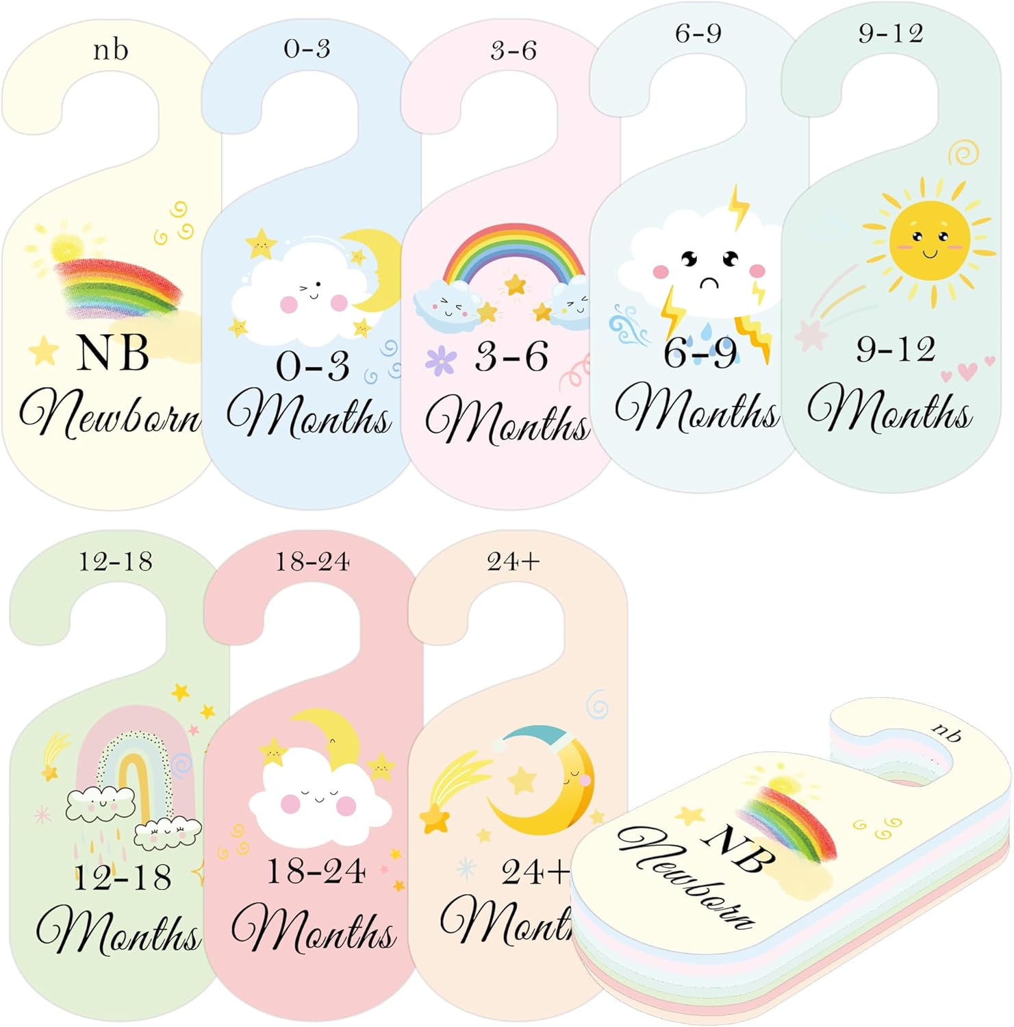 8 Pack Baby Closet Dividers Wa - Baby Clothing Organizer ulasan dan harga