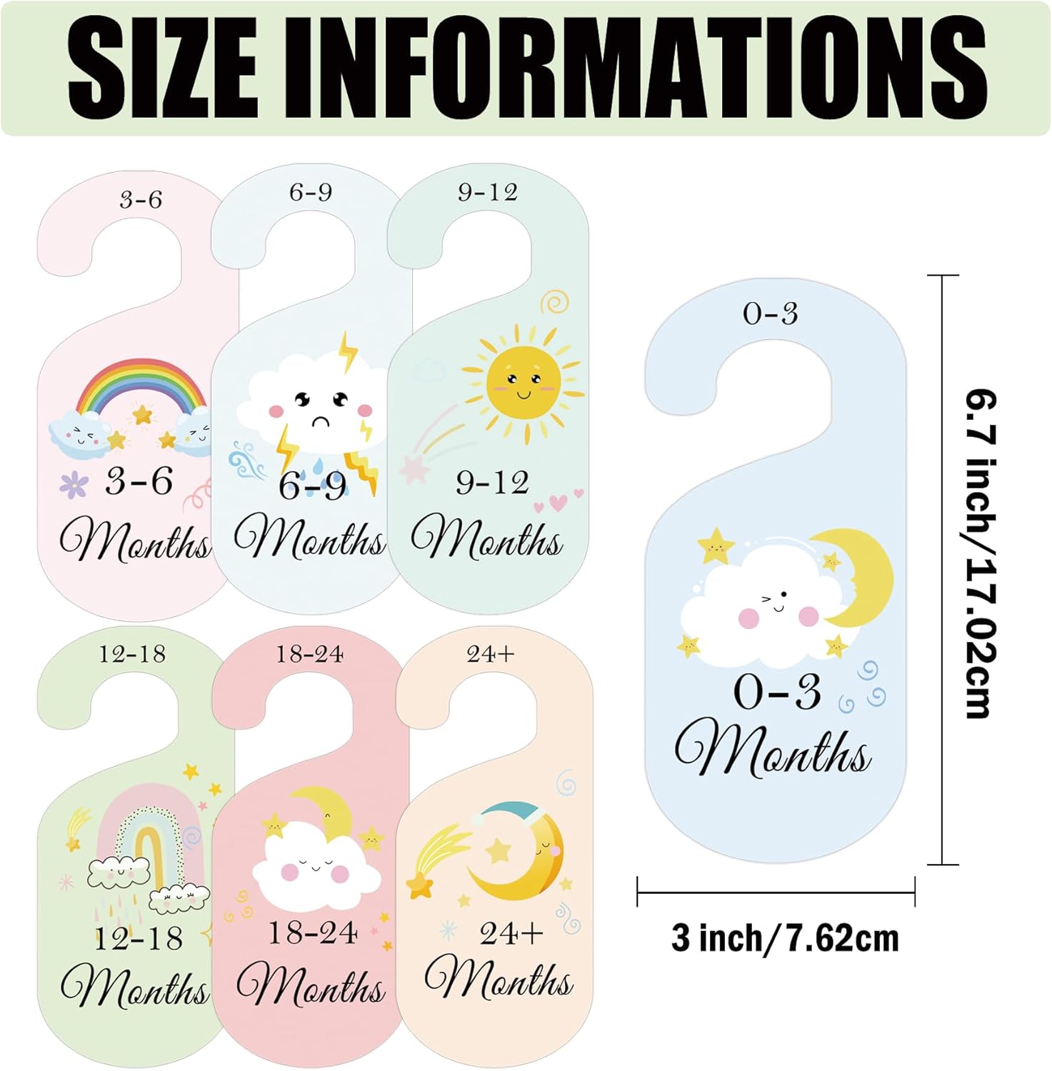 8 Pack Baby Closet Dividers Wa - Baby Clothing Organizer ulasan dan harga