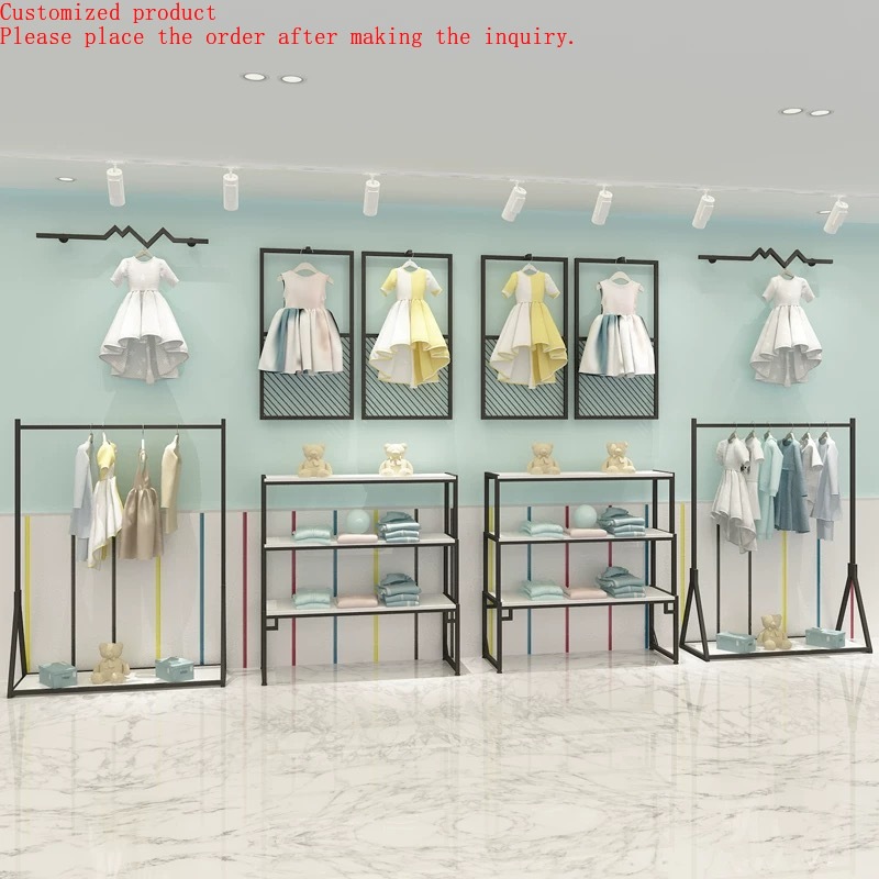 Children Garment Store Furnitu - Baby Clothing Display ulasan dan harga