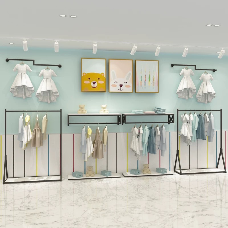 Children Garment Store Furnitu - Baby Clothing Display ulasan dan harga