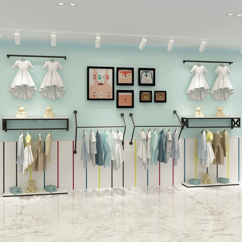 Children Garment Store Furnitu - Baby Clothing Display ulasan dan harga