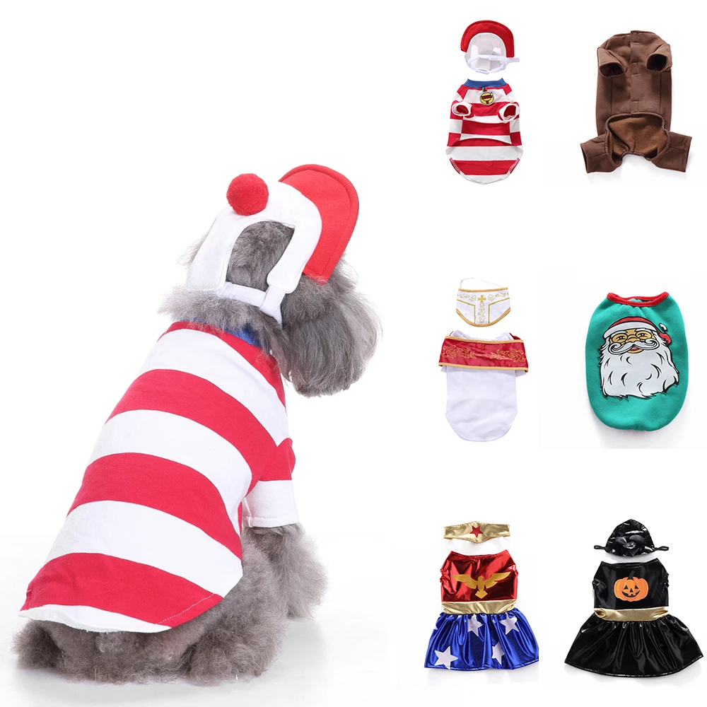 Pet Christmas Cosplay Dog Clot - Baby Clothing Winter ulasan dan harga