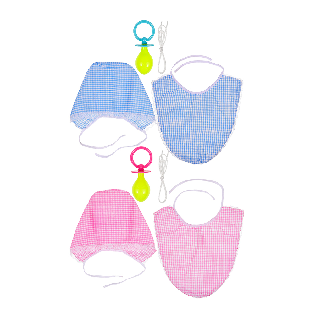 2 Sets Baby Clothing Bib Hats  - Baby Clothing Designer ulasan dan harga
