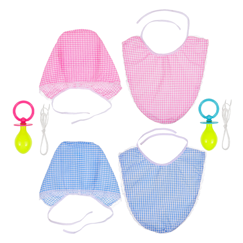 2 Sets Baby Clothing Bib Hats  - Baby Clothing Designer ulasan dan harga