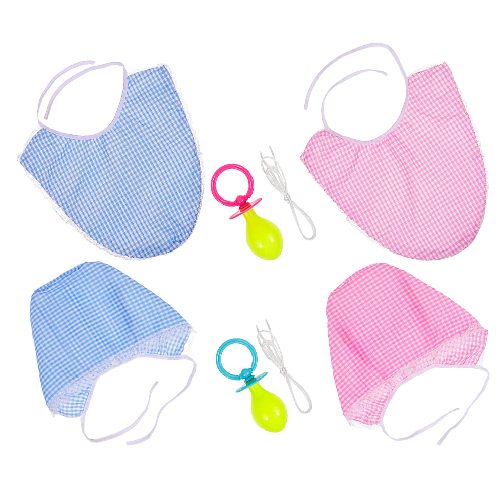 2 Sets Baby Clothing Bib Hats  - Baby Clothing Designer ulasan dan harga