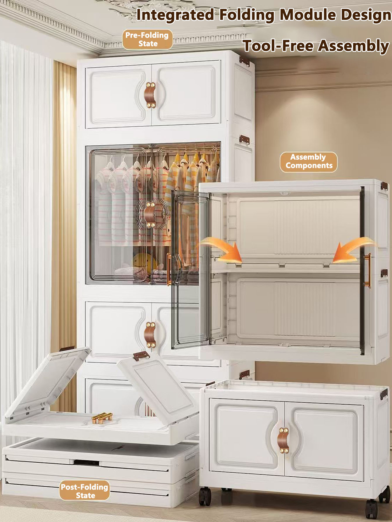 No-Installation Baby Wardrobe  - Baby Clothing Organizer ulasan dan harga