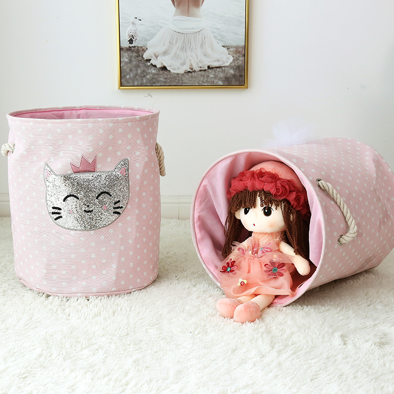 Foldable Laundry Basket for Di - Baby Clothing Hamper ulasan dan harga