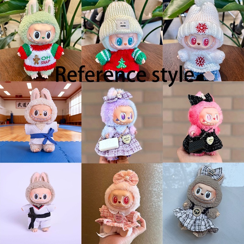 15 17cm For Labubu Doll Blind  - Baby Clothing Items ulasan dan harga
