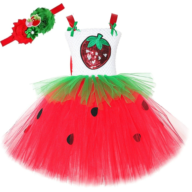 Sparkle Strawberry Costume for - Baby Clothing For Girls ulasan dan harga