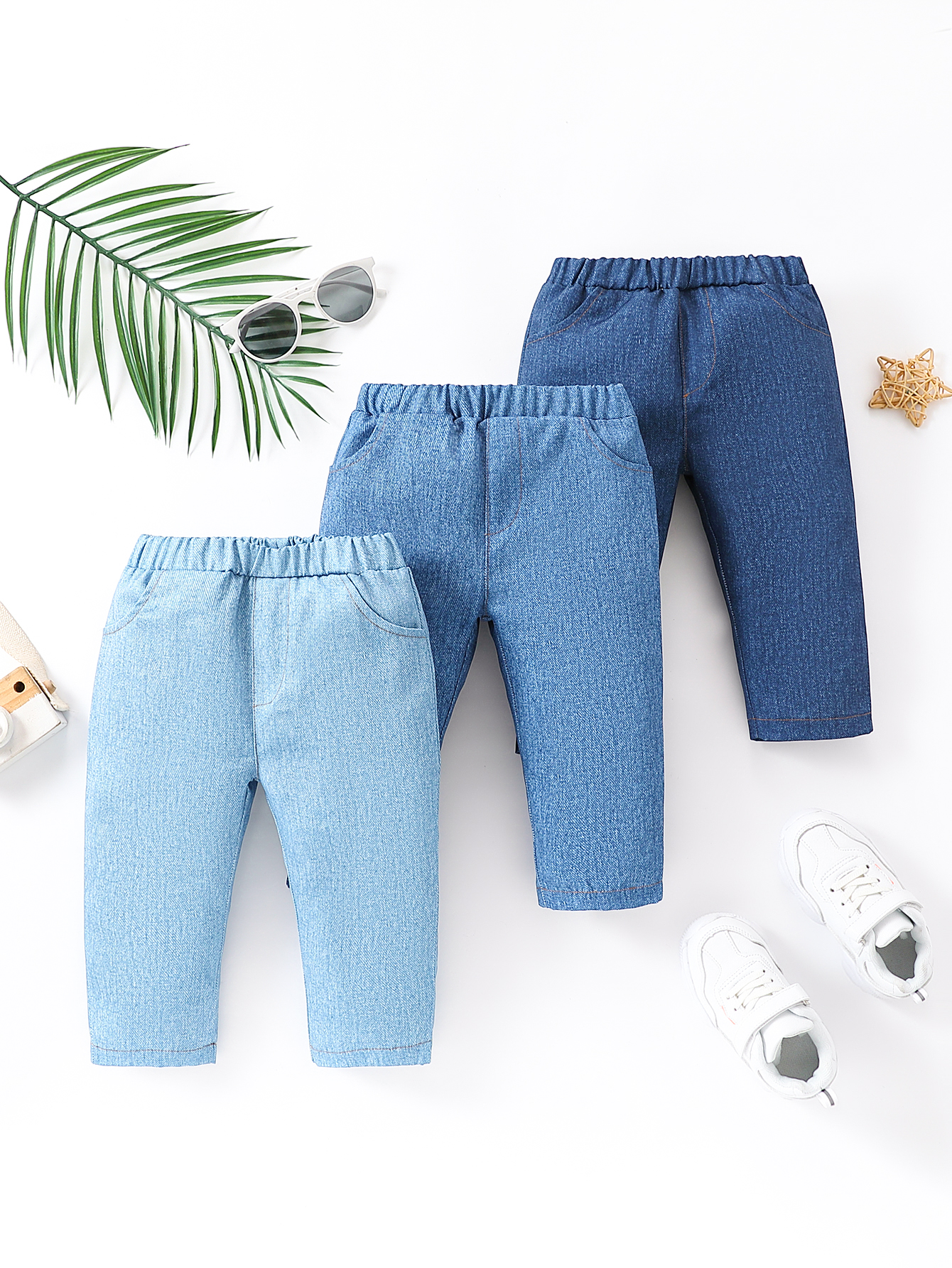 Kids' Denim Pants Set Casual E - Baby Clothing Designer ulasan dan harga