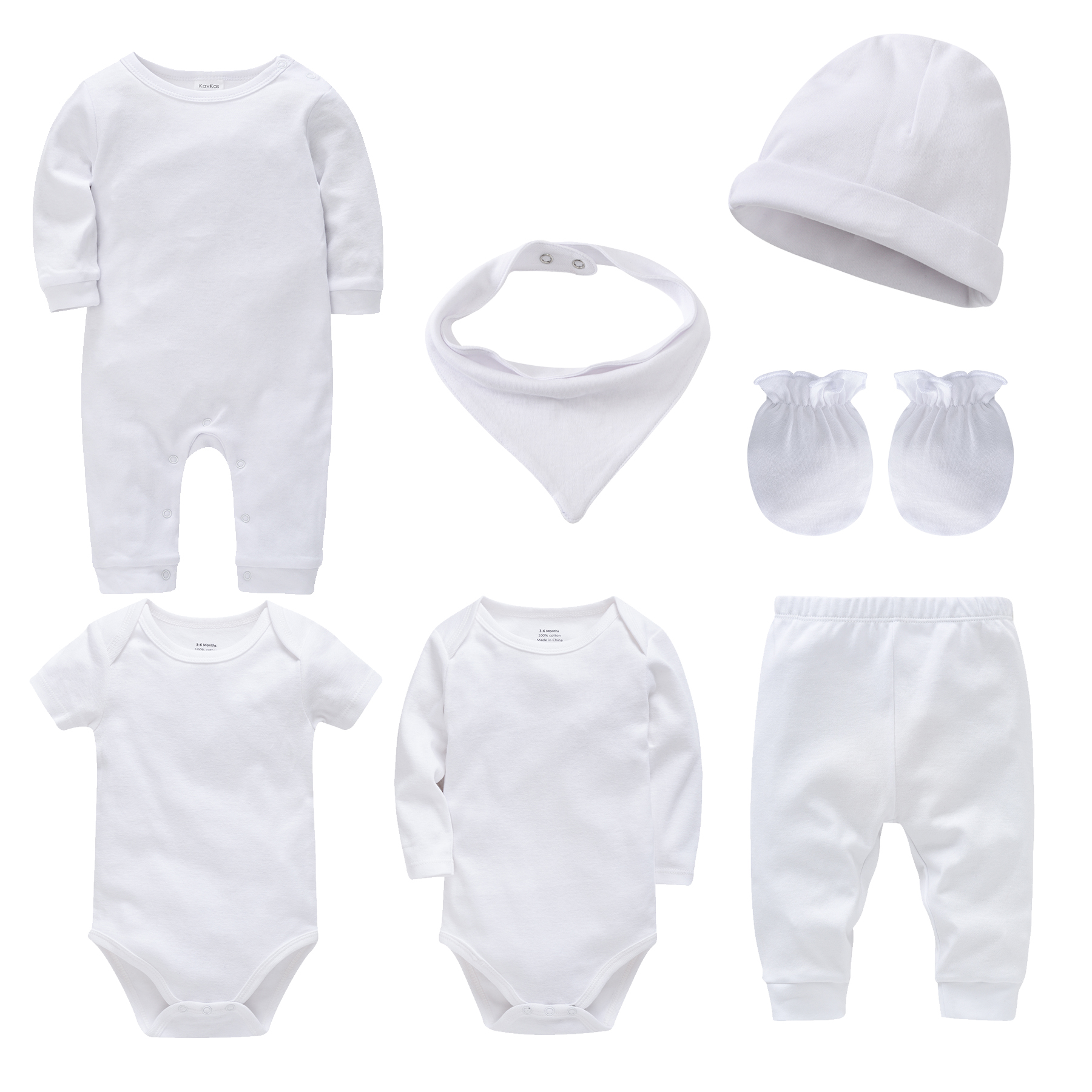 Blank White Baby Jumpsuit 100% - Bamboo Bodysuit Baby ulasan dan harga