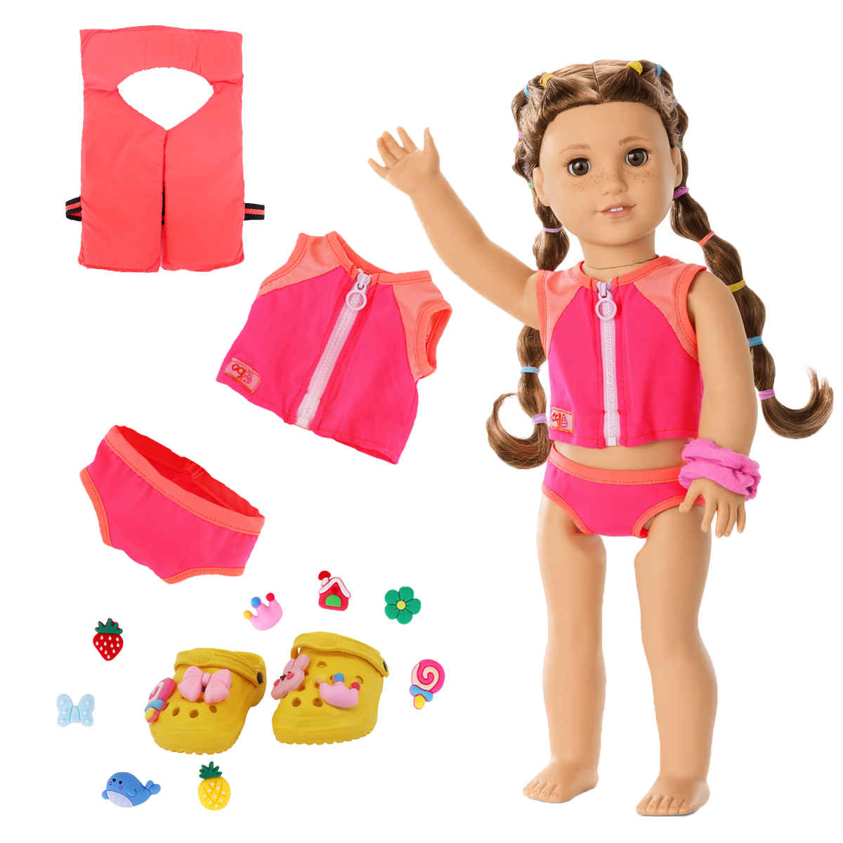 Head Flower Swimsuit Fish Scal - Baby Clothing Items ulasan dan harga