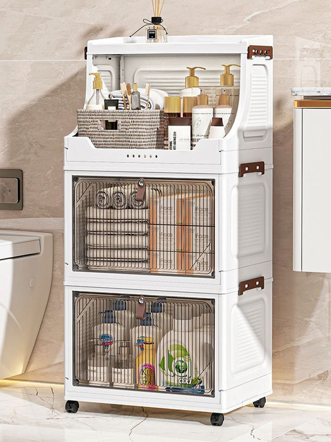 Simple wardrobe for home use b - Baby Clothing Organizer ulasan dan harga